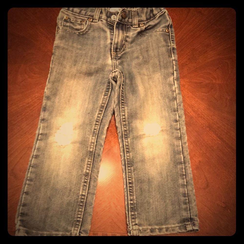 4t jumping bean distressed straight leg adjustable